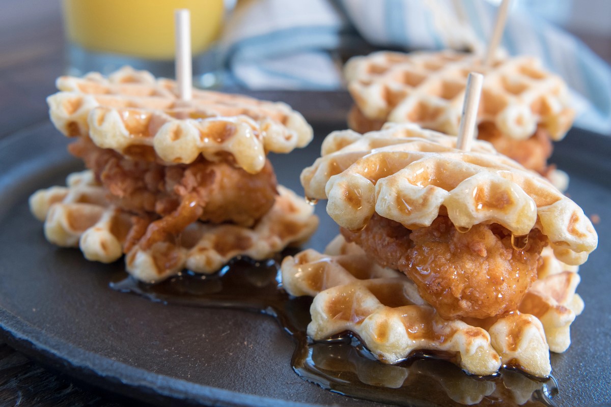 Chicken and waffles