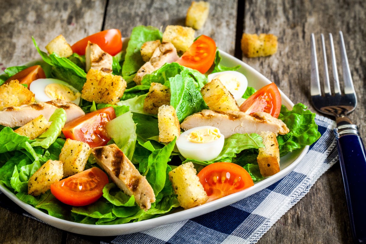 Chicken caesar salad