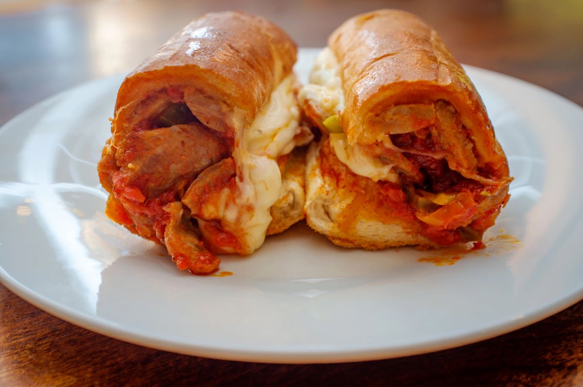 Chicken parm hero