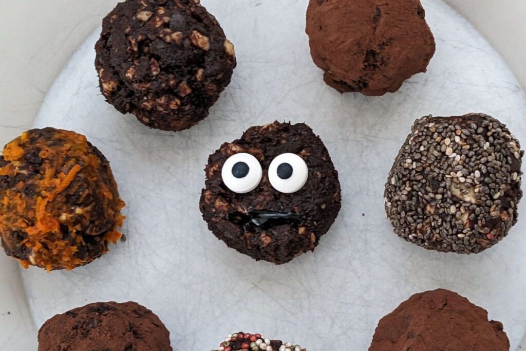 Chocolate Orange Bliss Balls by Nutrition to Nourish Flourish