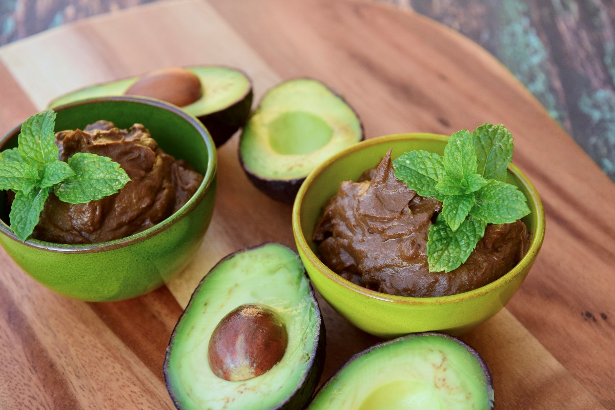 Chocolate and avocadpo