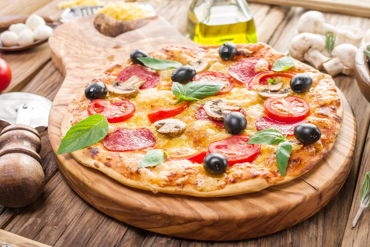 Cold pizza