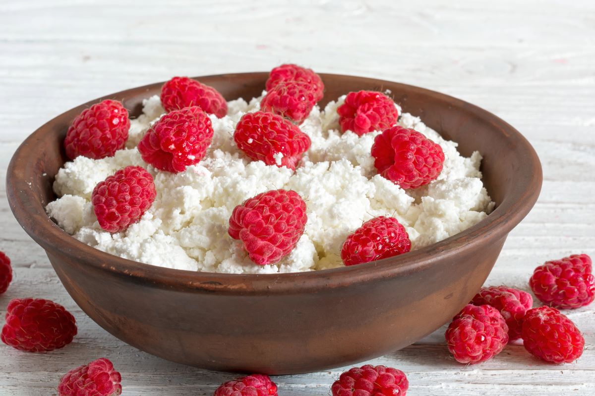 Cottage Cheese Fruit Bowl