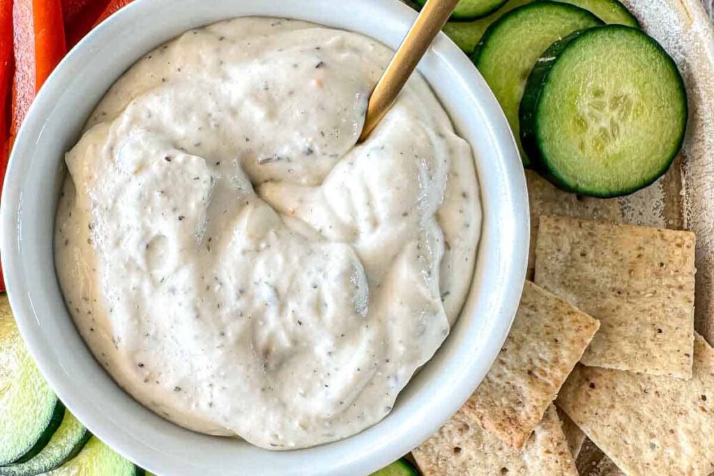 Cottage Cheese Ranch Dip by Simple and Fraiche
