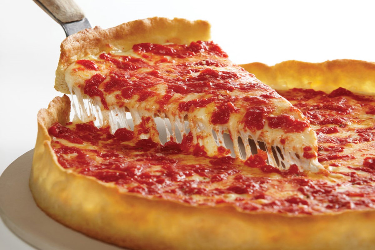 Deep dish pizza 1