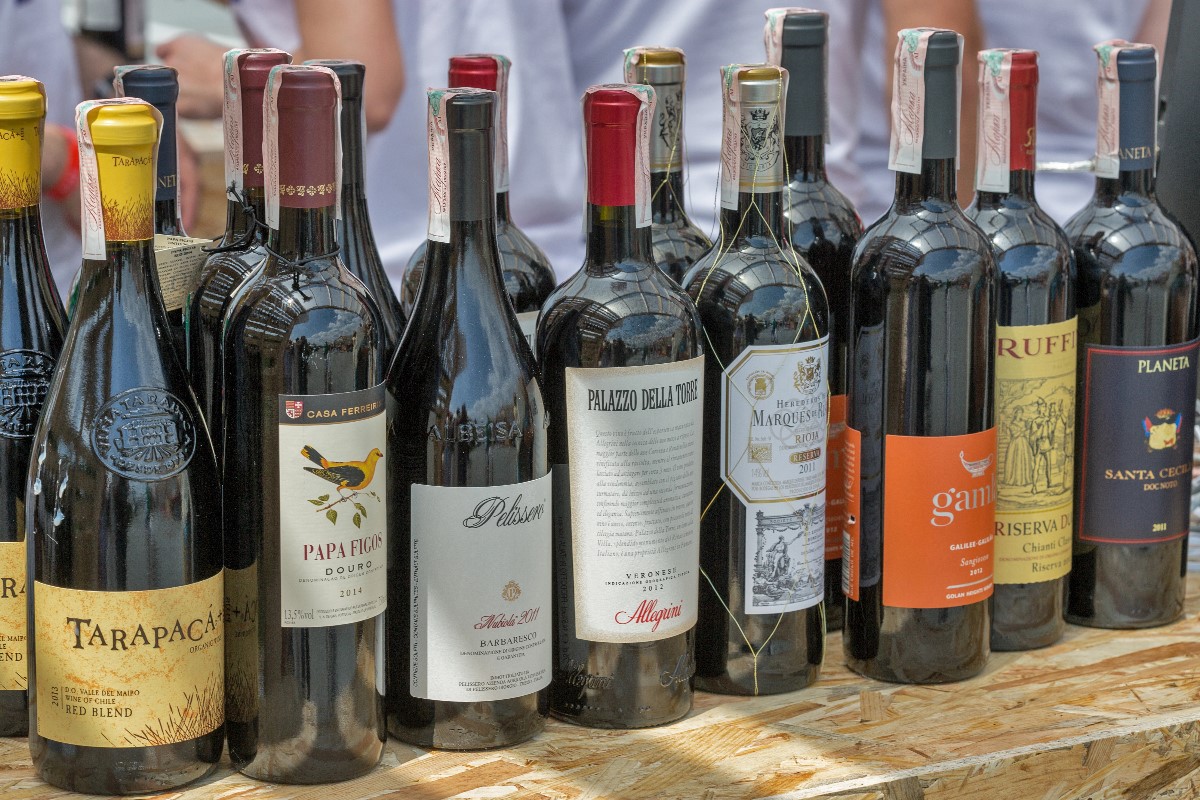 Different wines