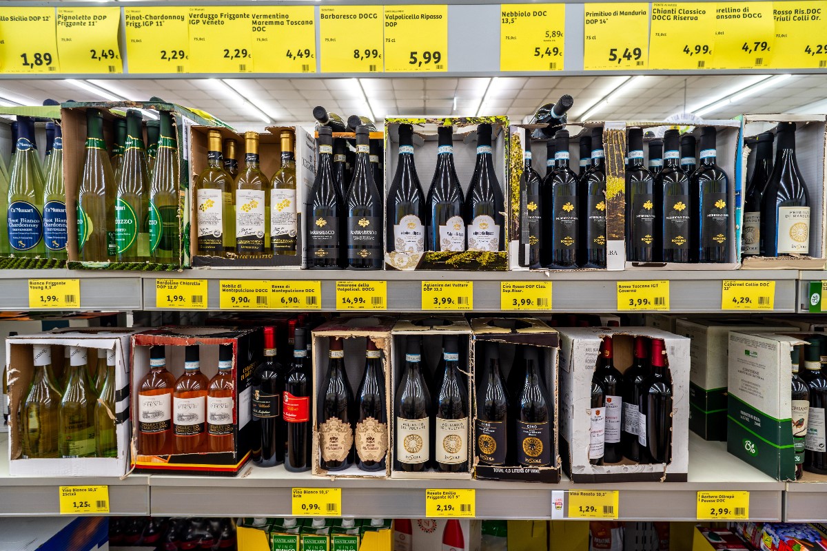 Discounted wine