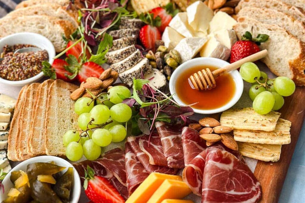 Easy Charcuterie Board by Seasons in the Kitchen