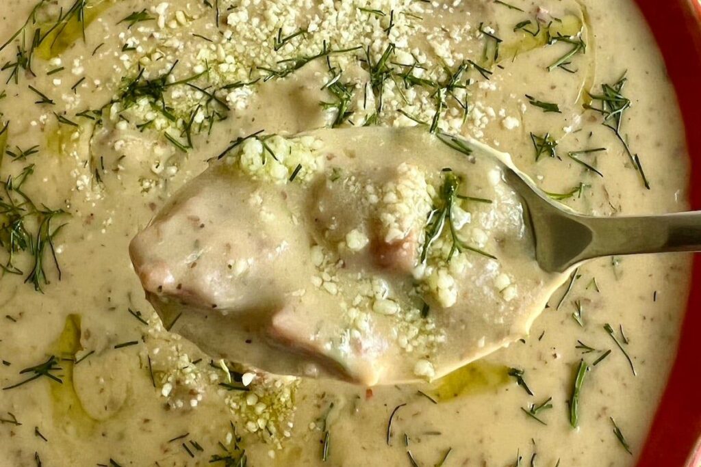 Easy Potato and Italian Sausage Soup by Mangia with Michele