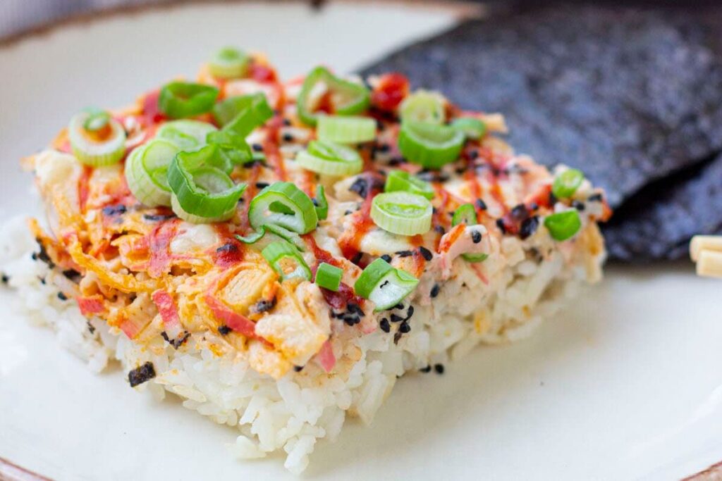 Easy Sushi Bake by Food Plus Words