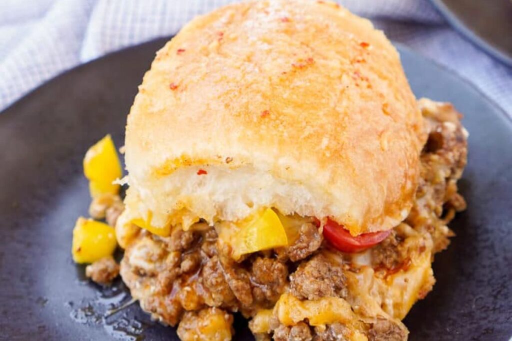 Easy Taco Sliders by Sugar and Soul