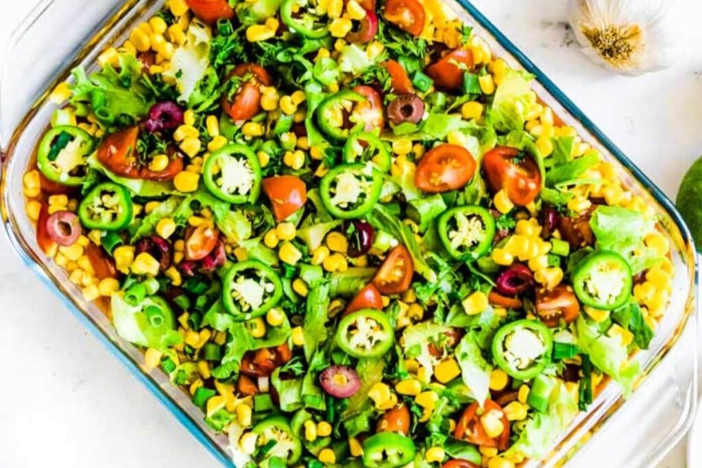 Easy Vegan 7 Layer Bean Dip Happy Food Healthy Life