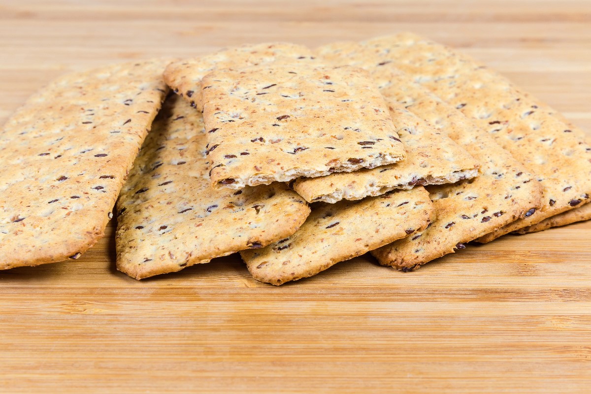 Flax seed cracker