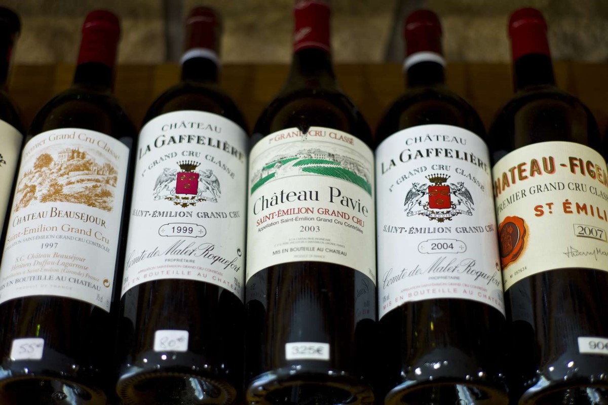 French label wine