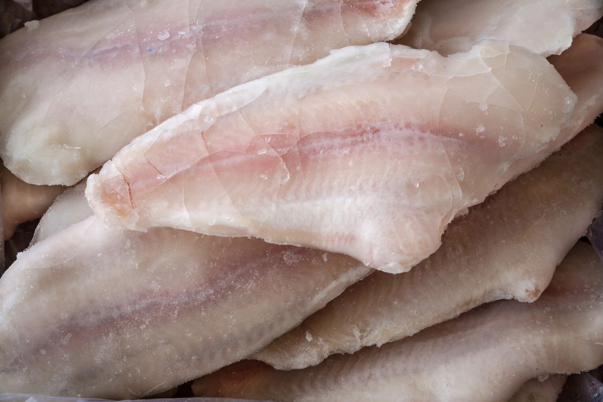 Frozen fish fillets