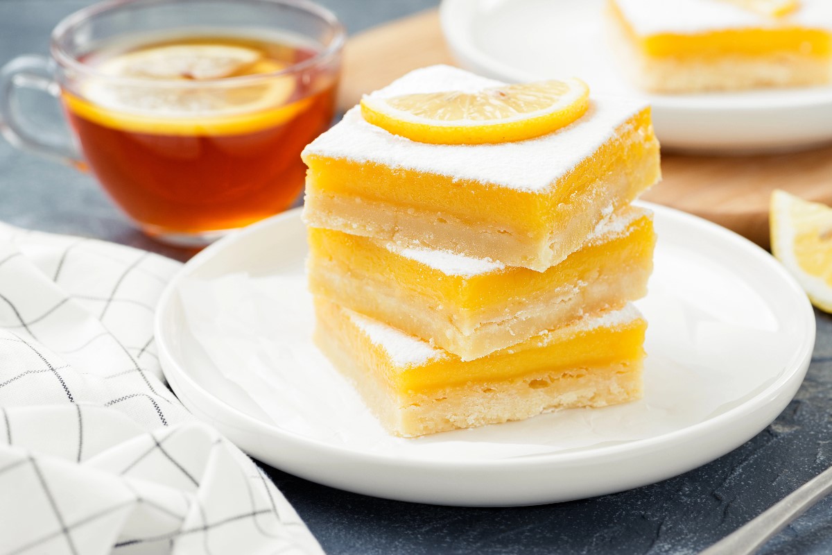 Frozen lemon bar