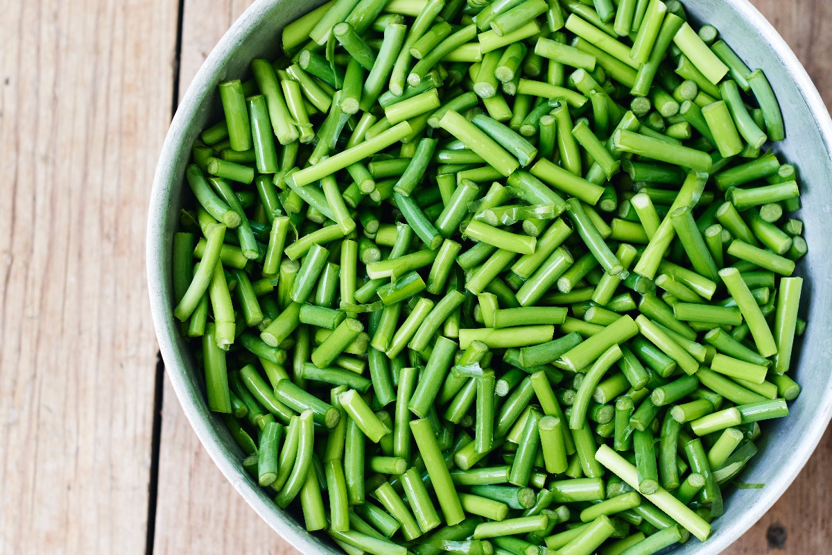 Garlic scapes