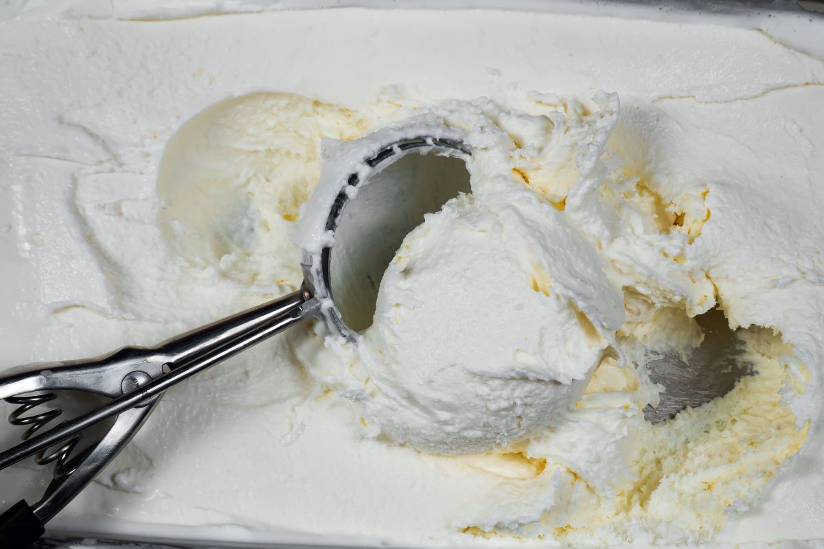 Goat Cheese ice cream