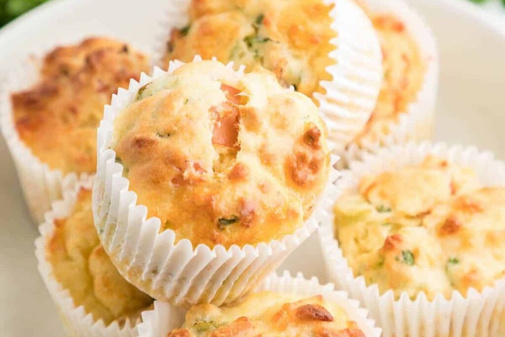 Ham and Cheese Muffins by Make It Skinny Please
