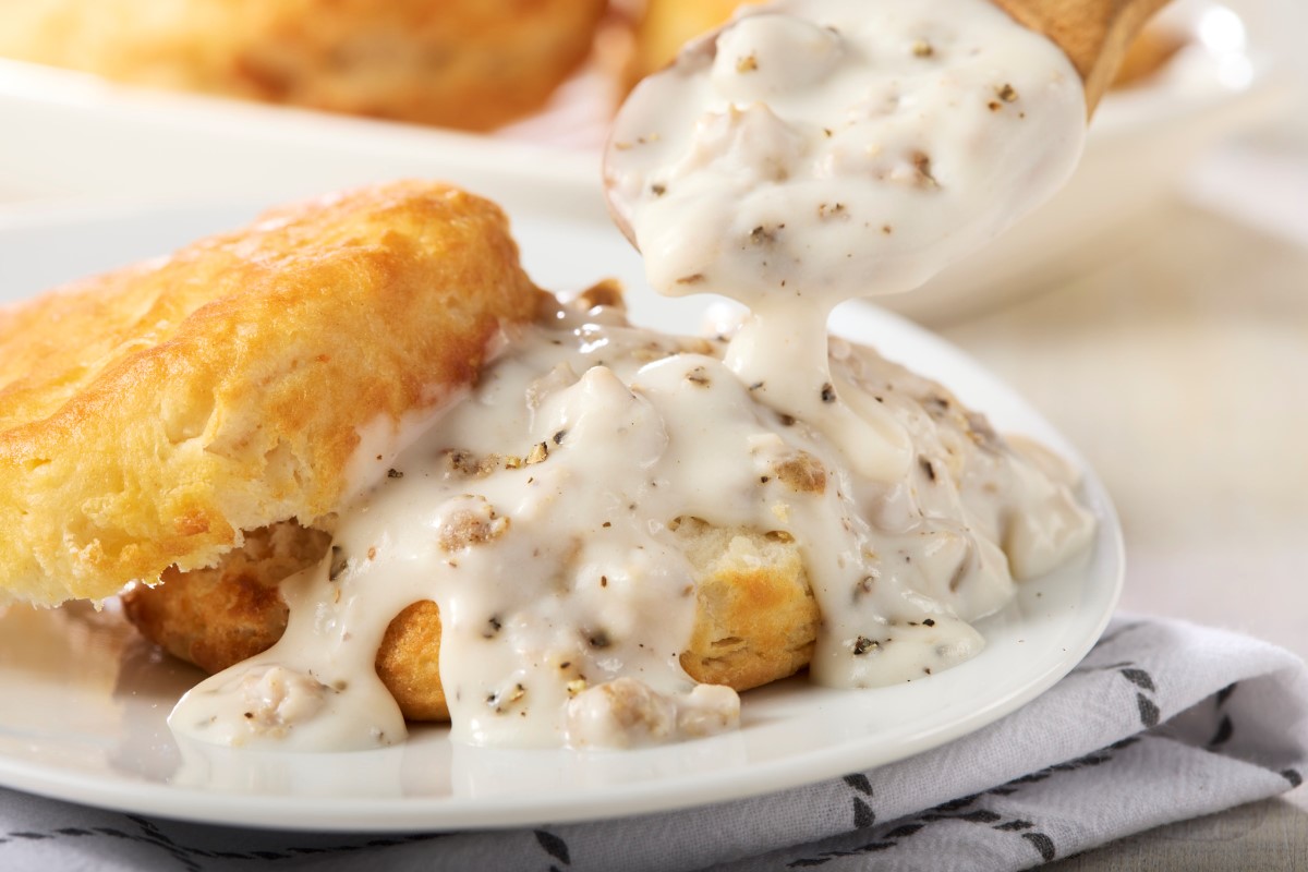 Hardees biscuit and gravy