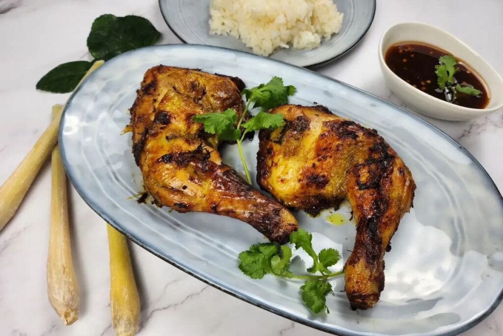 Homemade Roasted Chicken with Thai Herb by Hungry for Thai