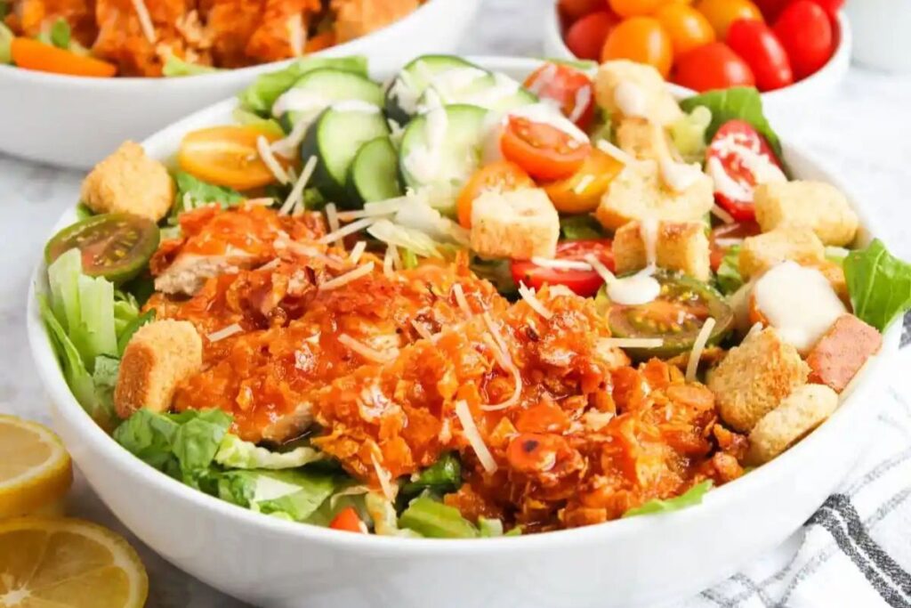 Hot Honey Chicken Salad by Marias Mixing Bowl