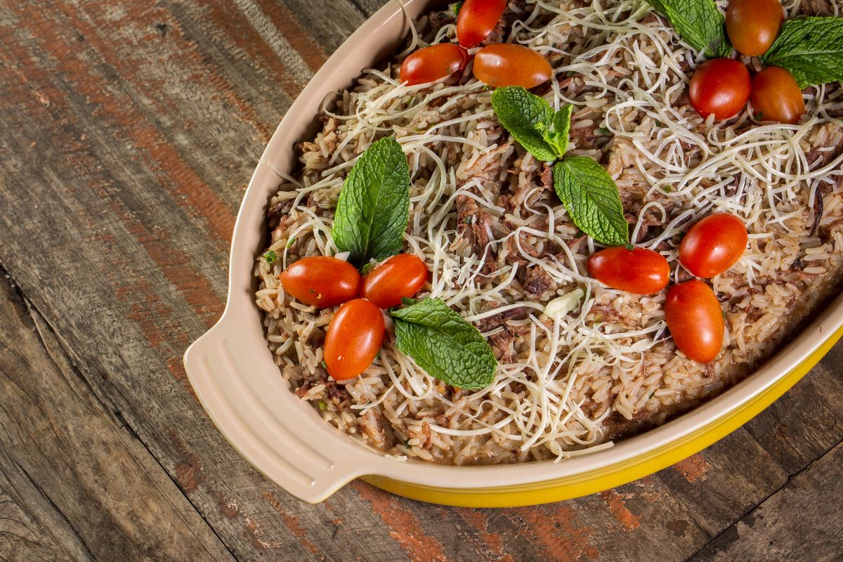 Indian lamb briyani