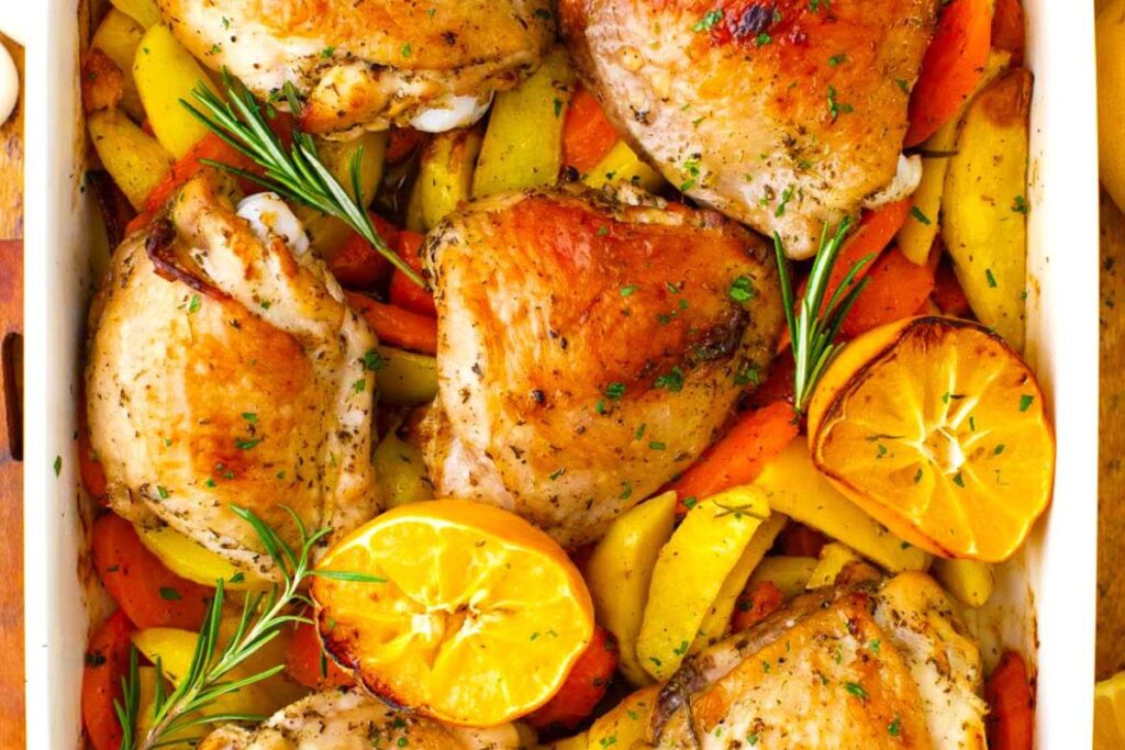 Italian Chicken and Potatoes by Sweet and Savory Meals