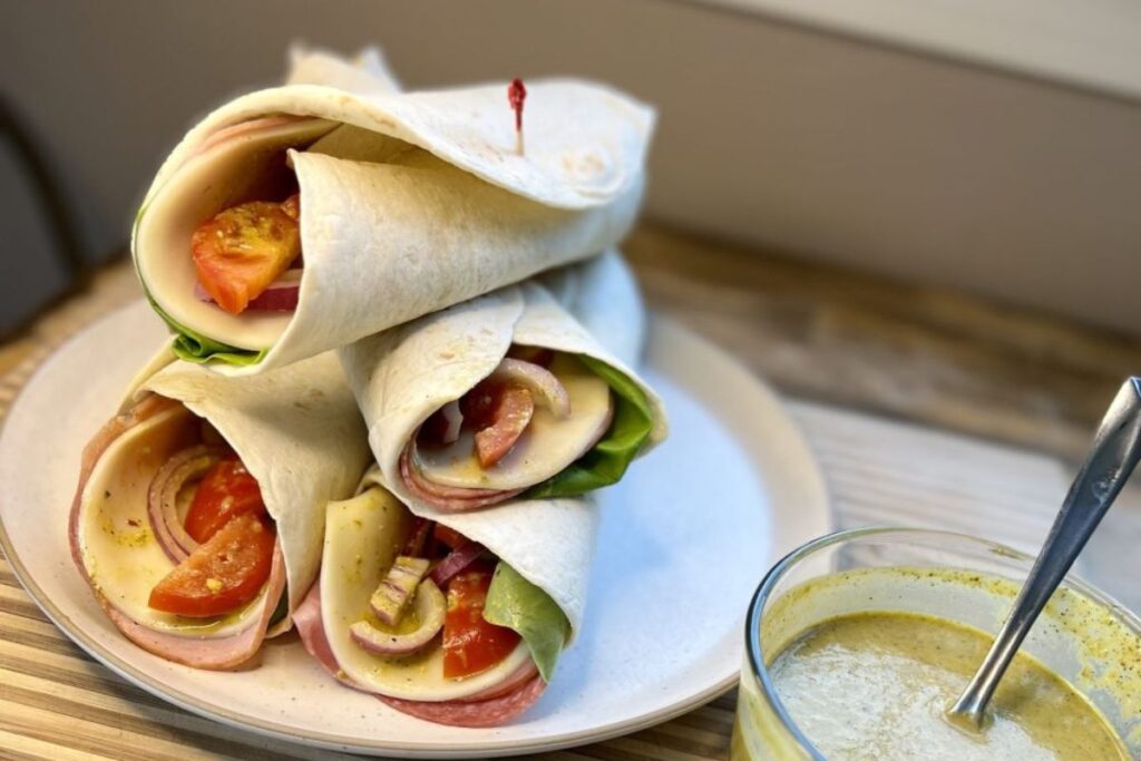 Italian Wraps by The Wholesome Spoon