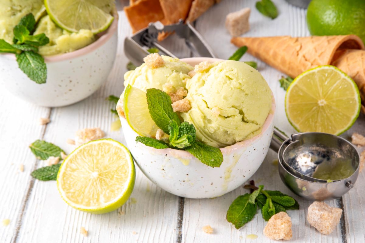 Key lime pie ice cream
