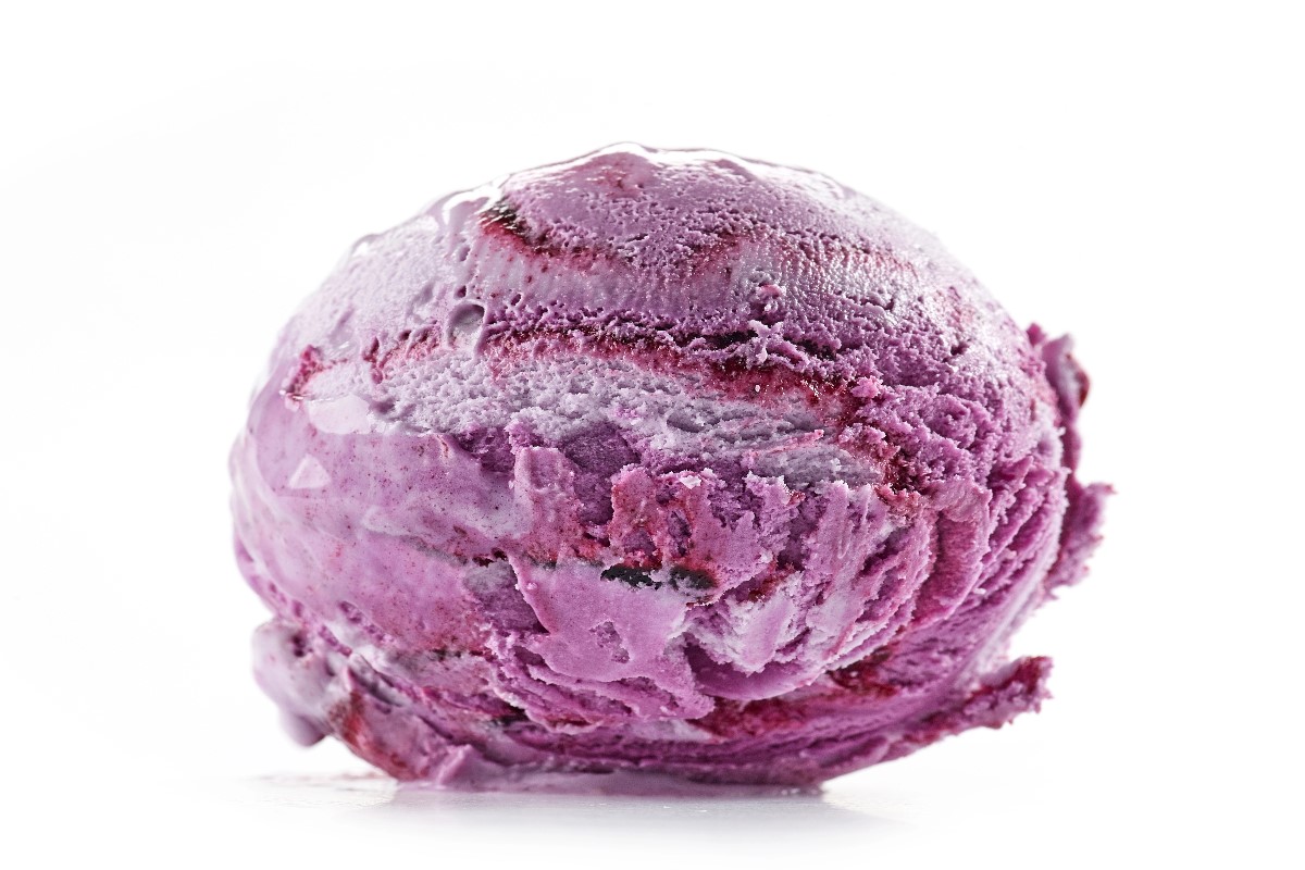 Lavender ice cream 1