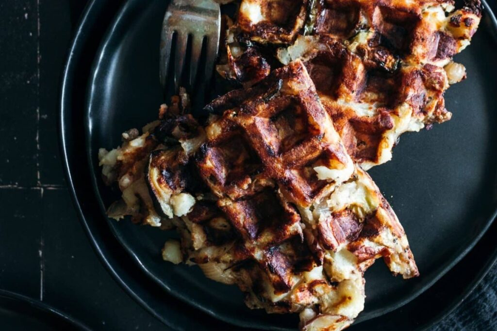 Mashed Potato Waffles by Raepublic