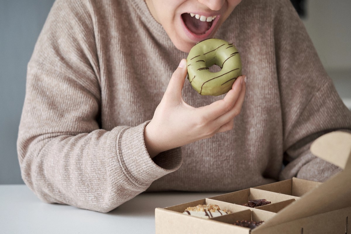 Matcha donuts