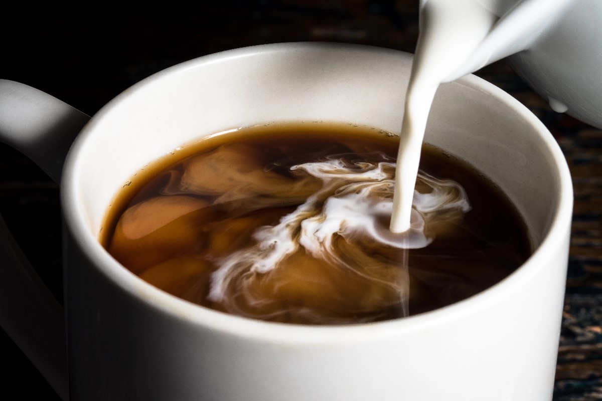 Milk as creamer to coffee