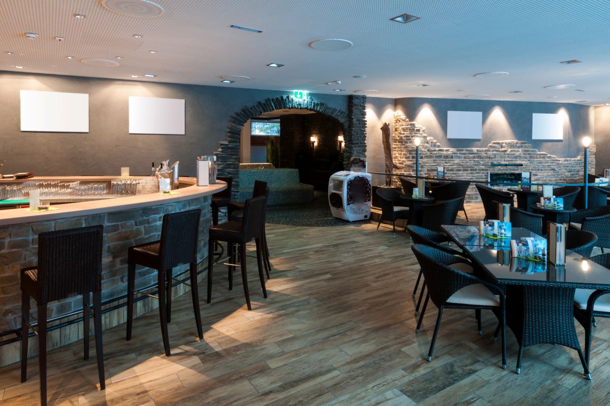 Modern restaurant interior