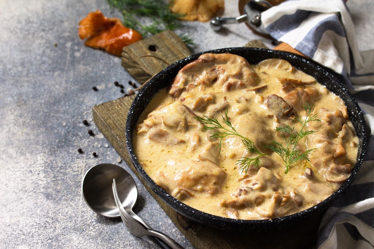 Mushroom Stroganoff