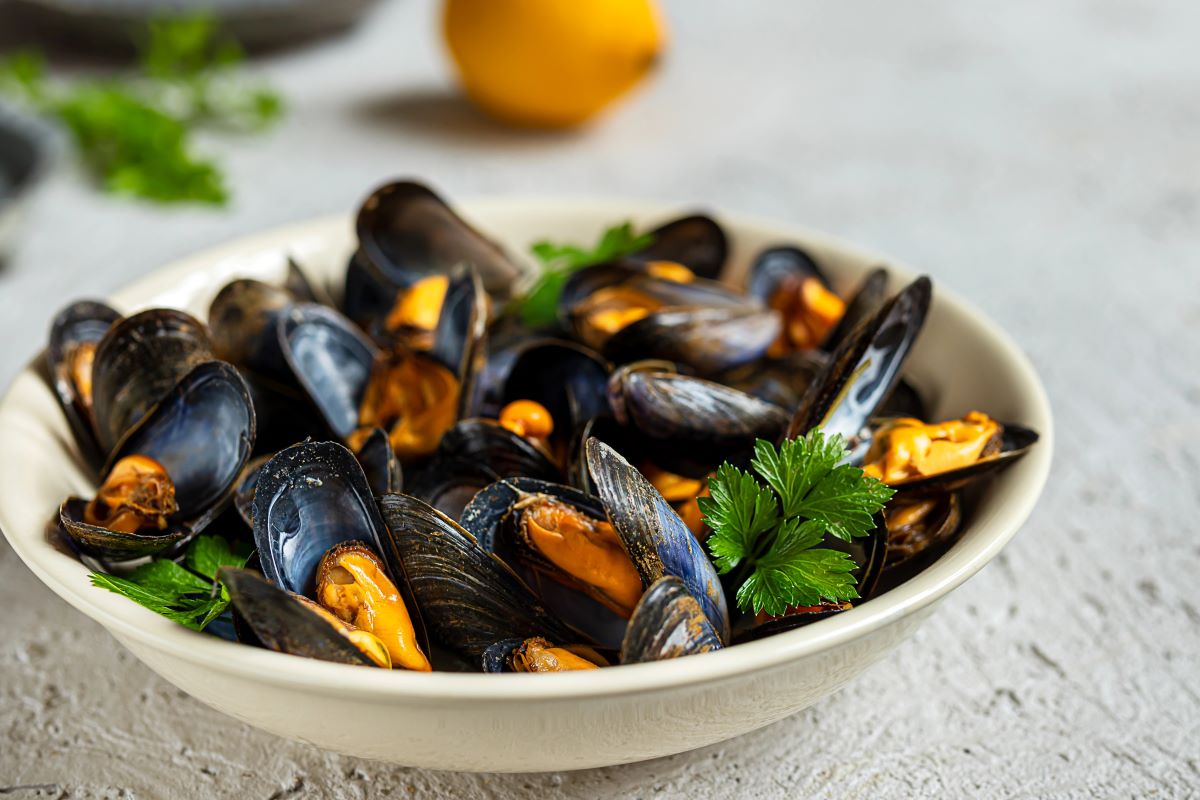 Mussels in White Wine Sauce