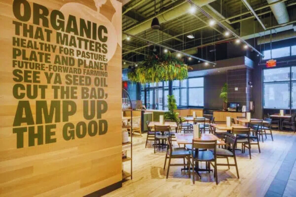 Organic cafe