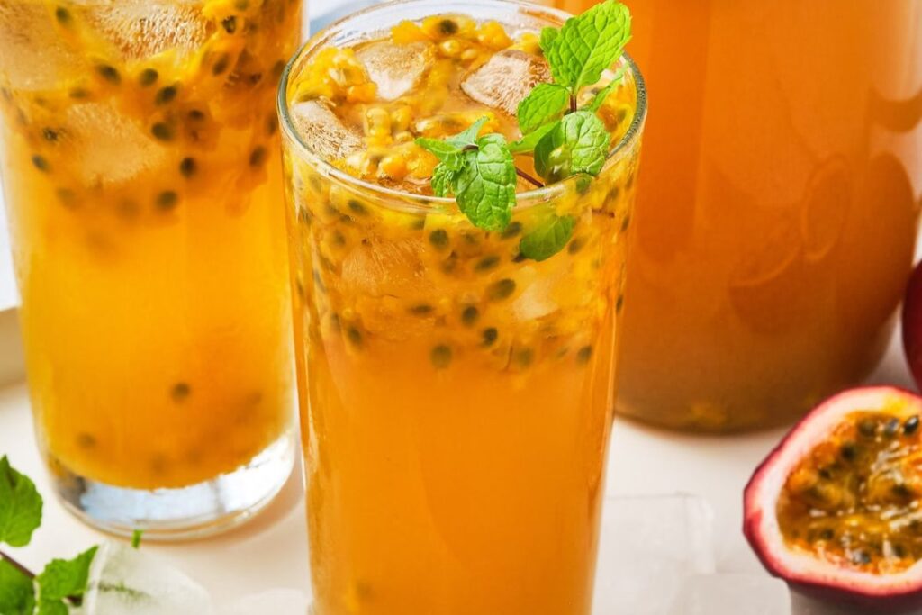 Passion Fruit Iced Tea by Steph Sunshine