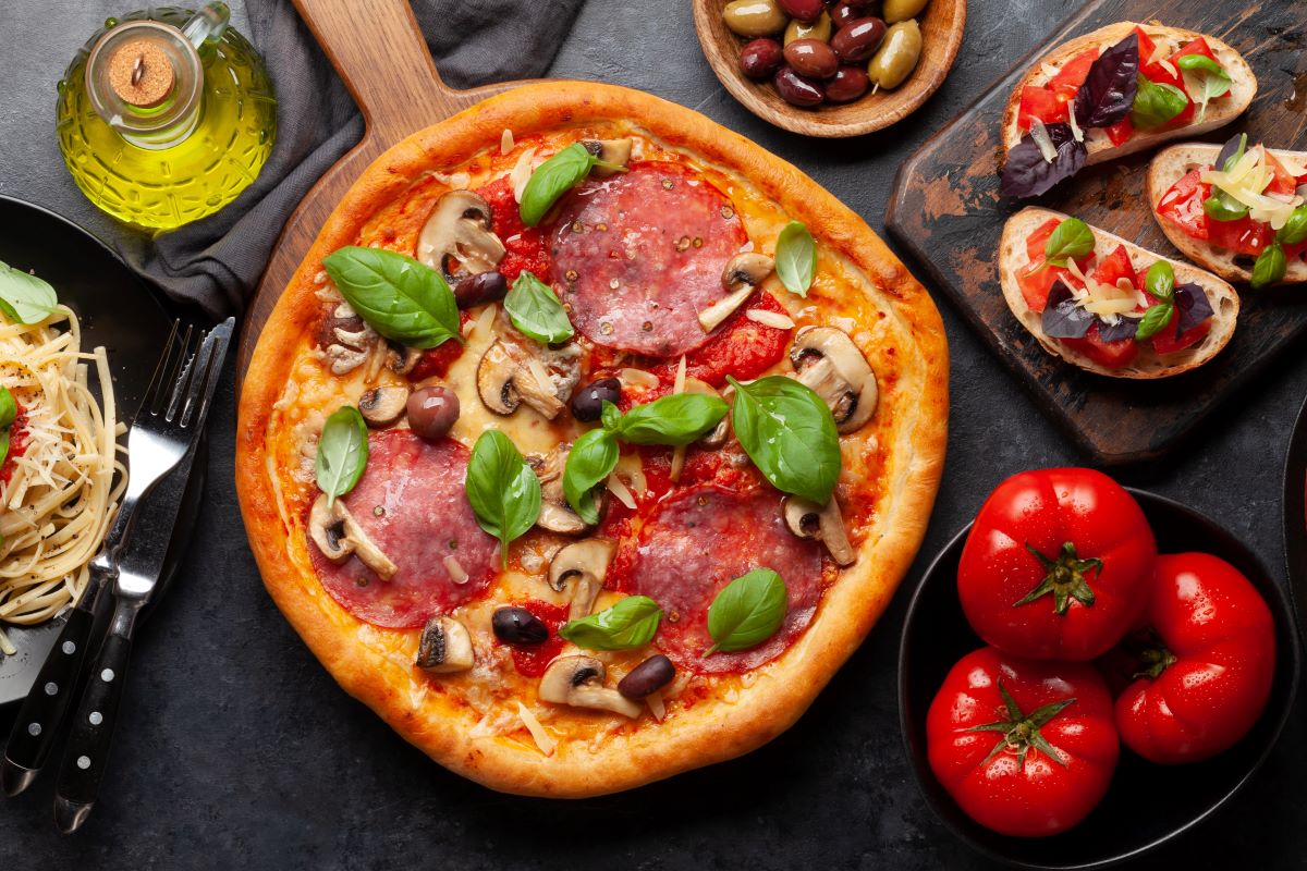 Pasta pizza 1