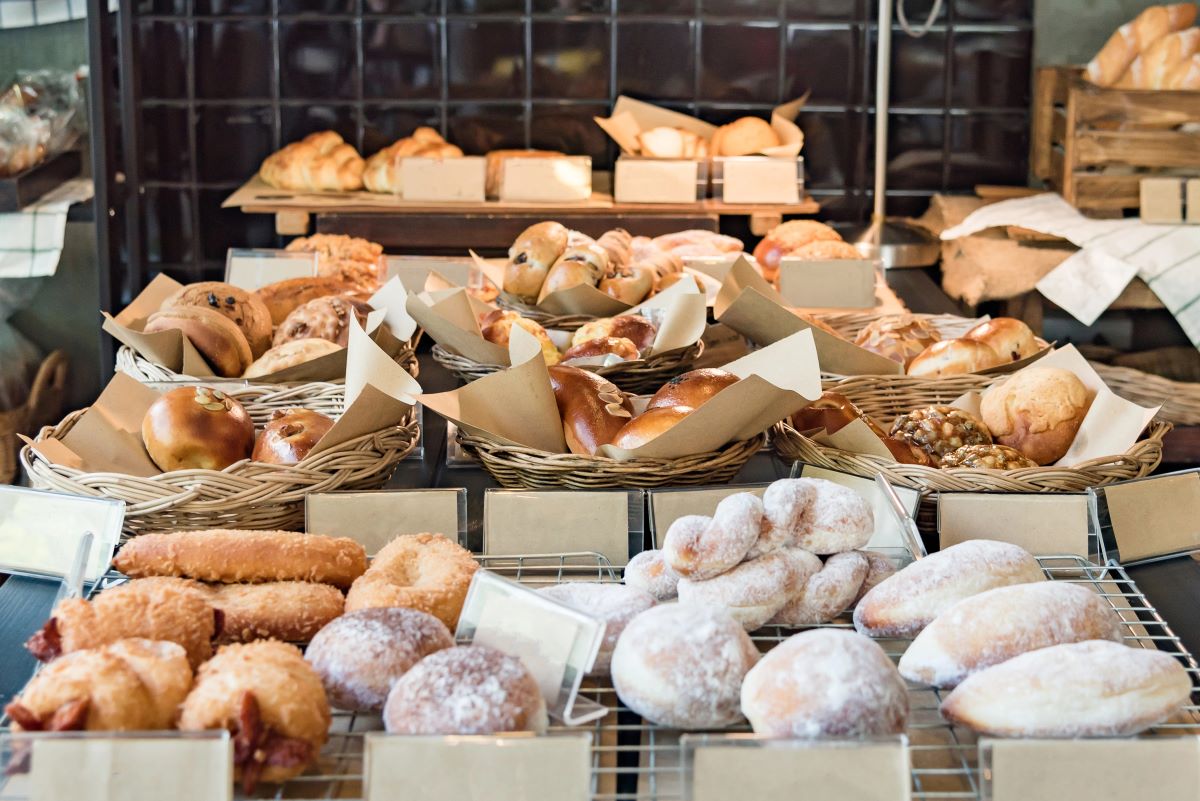 Pastries in store