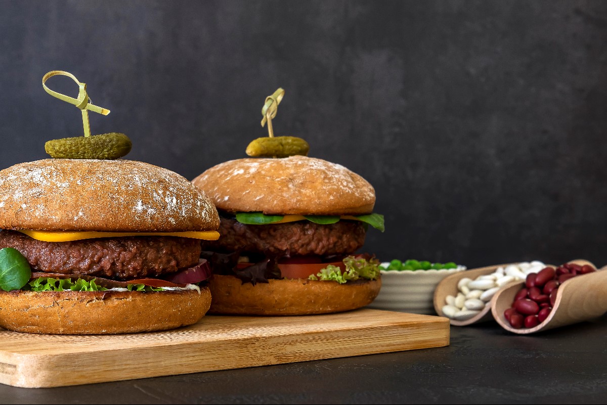 Pea burger