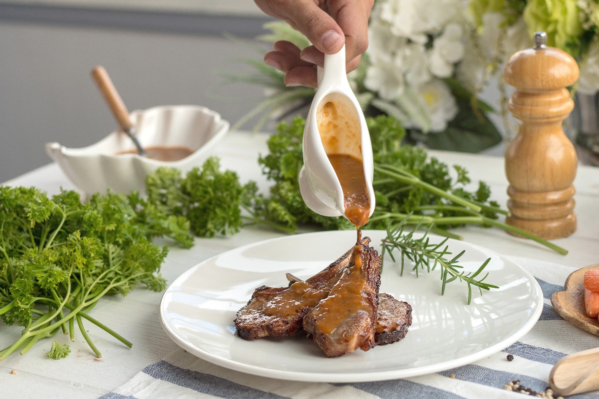 Peach BBQ sauce
