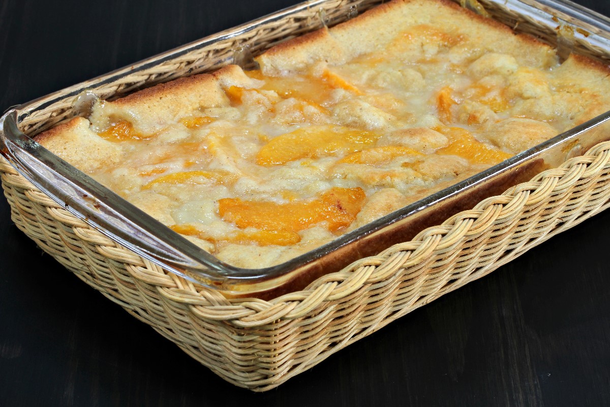 Peach cobbler 1