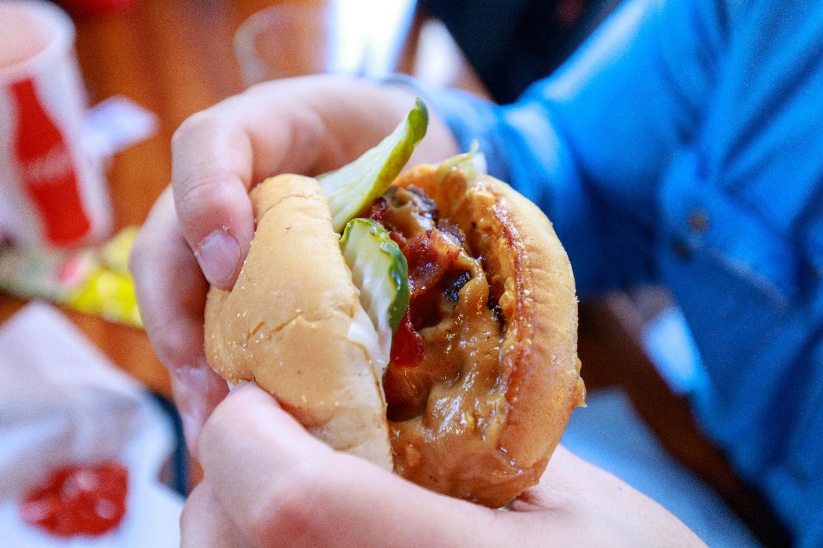 Peanut butter burger