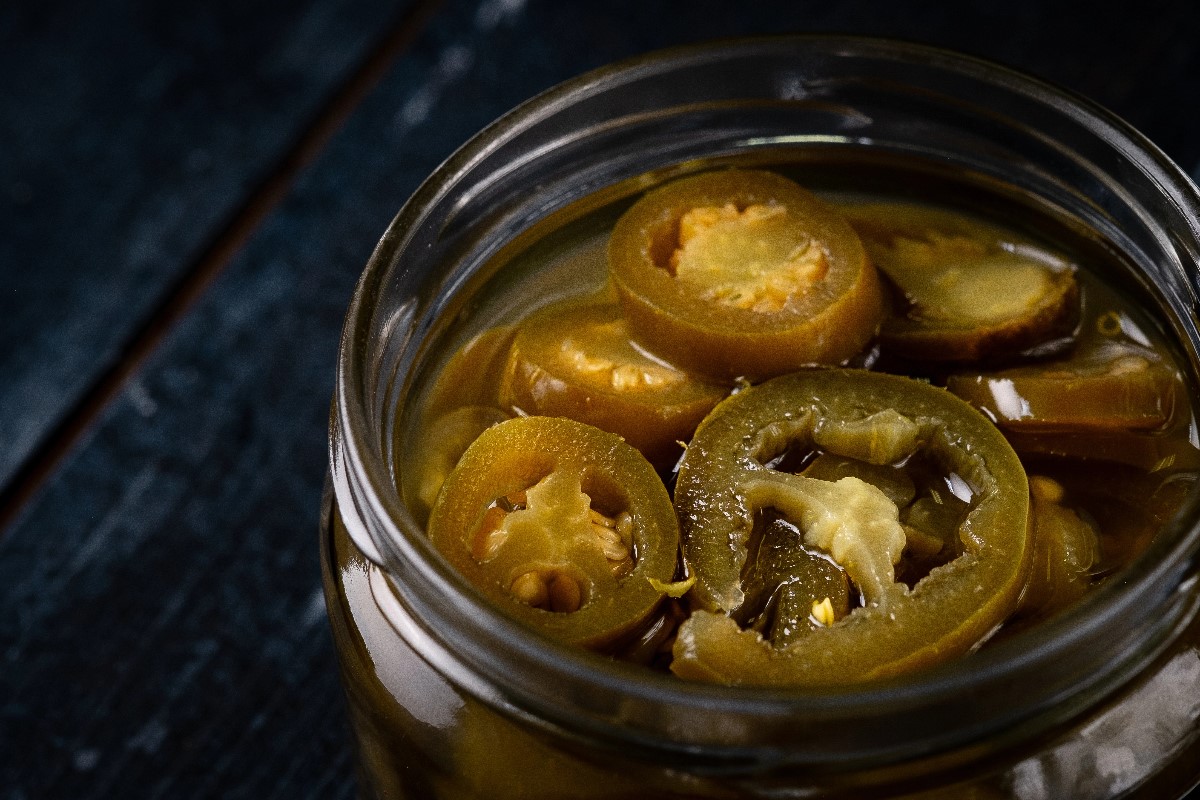 Pickled Jalapenos and honey