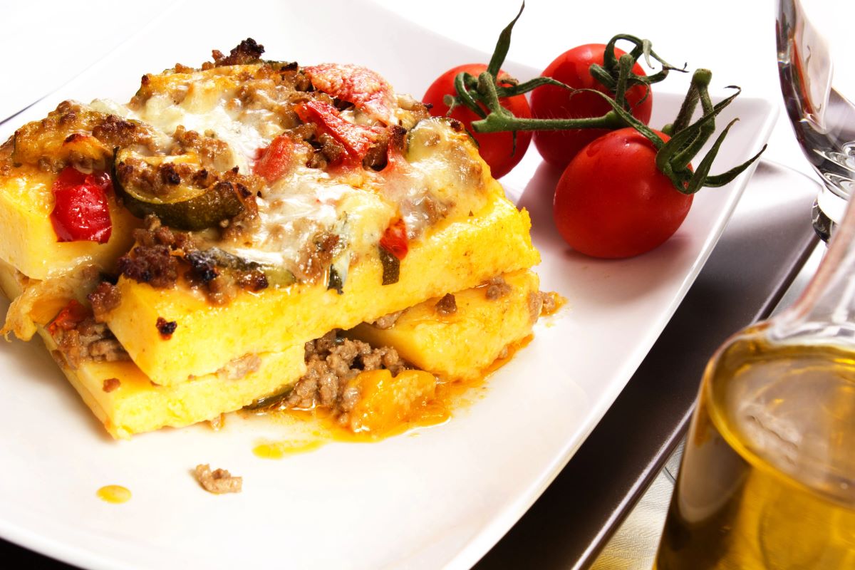 Polenta squares