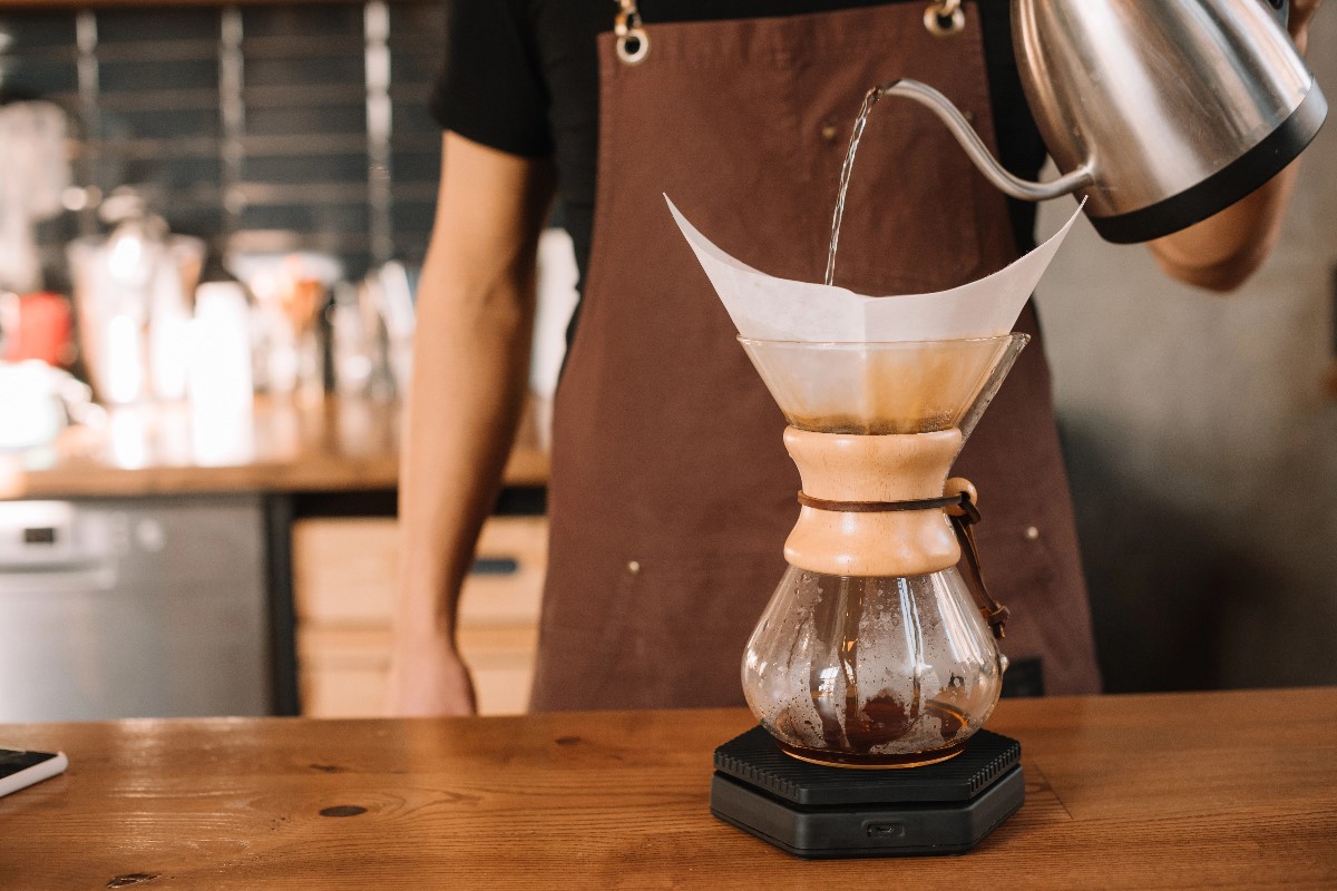 Pour over coffee