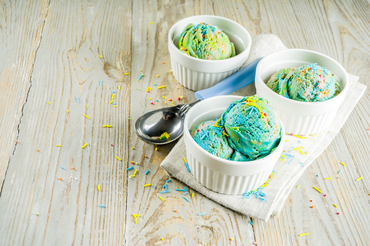 Rainbow ice cream
