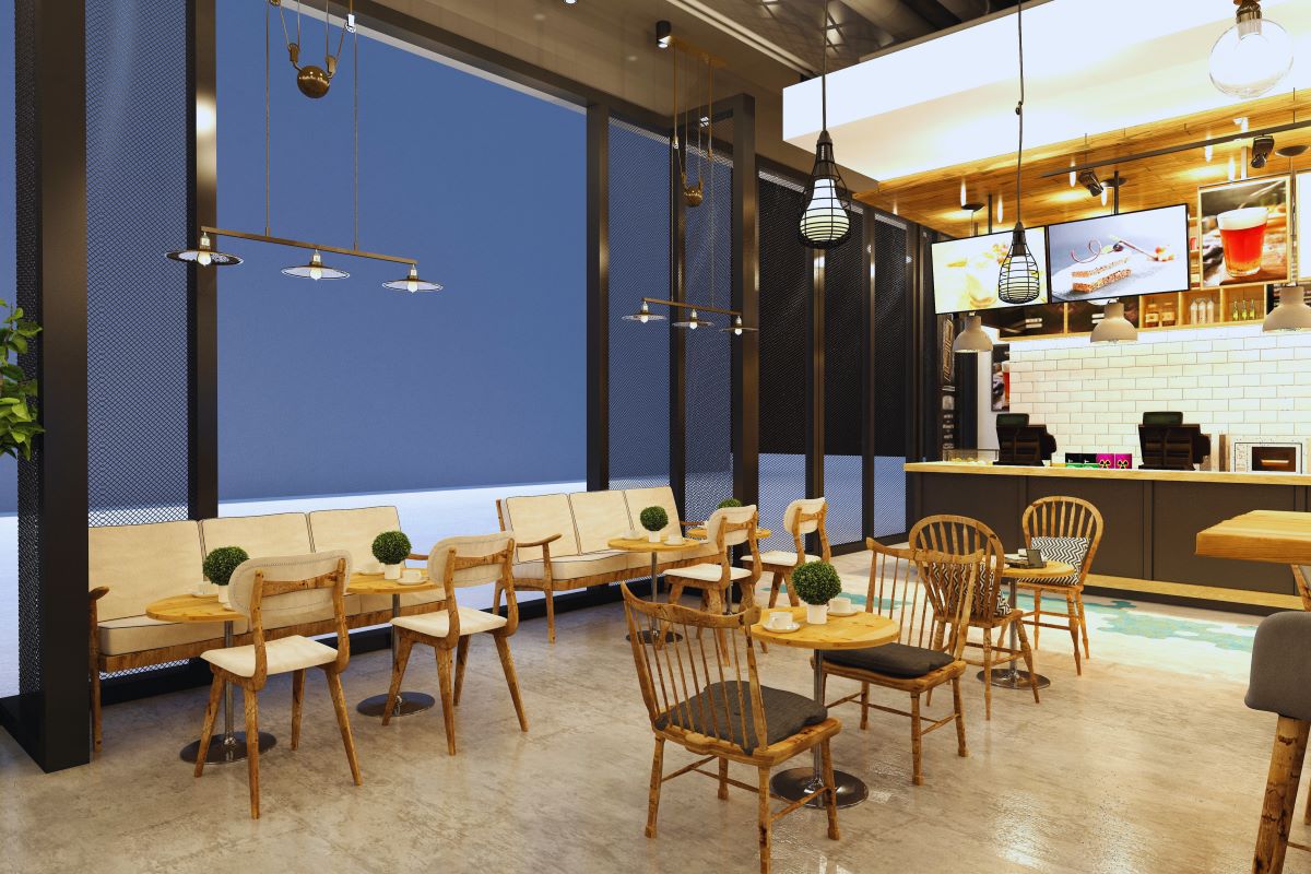 Restaurant diner interior